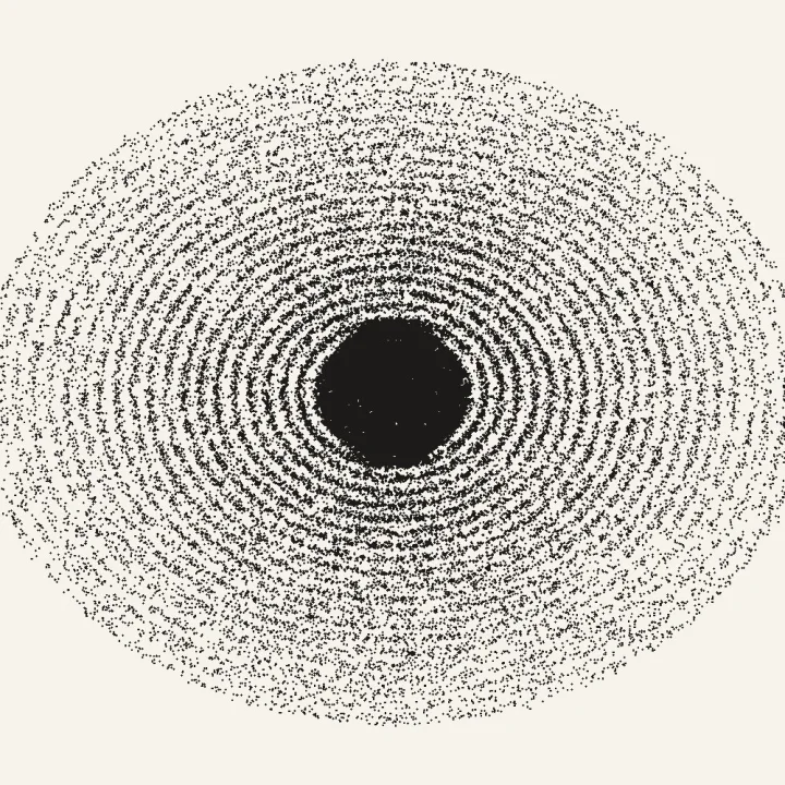 Estudio de ojo — gallina